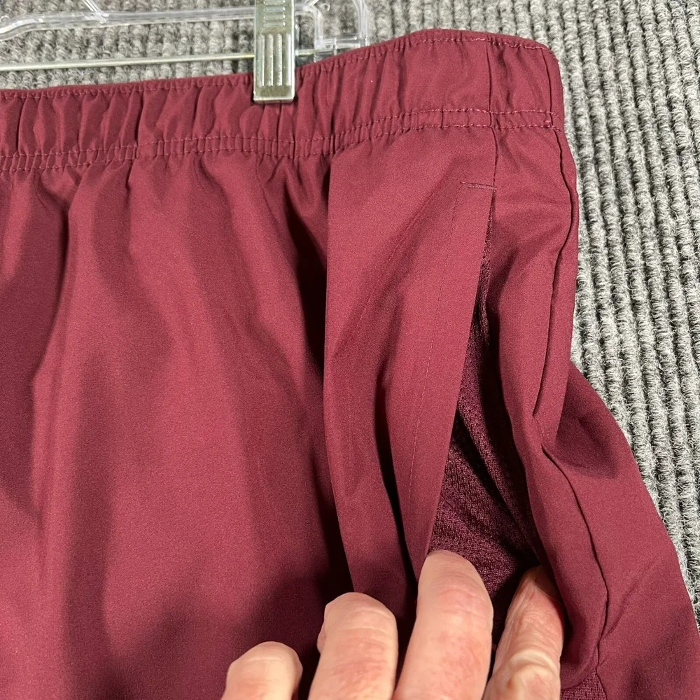 Nike Challenger Shorts Mens 2XL XXL Red Workout Active Drawstrings Pockets New